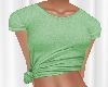 Green Knotted T Shirt