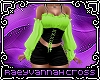 :RD: Lime Corset Shorts