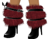Rouge Fur Boots