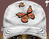 White Butterfly Cap