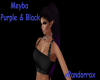 Meyba Purple & Black