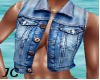 JC~Summer BlueJean Vest