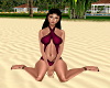 Girls Avatar Beach Pose