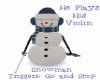 Violin Snowman Animated