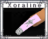 (XL)Pink/Silver Stars