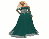 Teal Medievel Gown