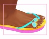 Kids Mermaid flip flops