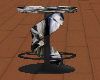 animated wolf bar stool