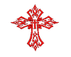 Gothic-Cross-Red