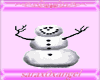christmas snowman stiker