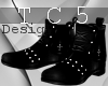 Cross boots black