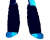 boots blue furry m/f