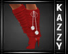 }KR{ Red Winter Boots