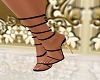 Grecian Sandals-Black
