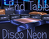 [M] Disco Neon End Table