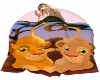 Nap Bed Lion King Pink2