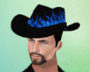 Blue Flame Cowboy Hat