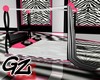 [Gz] Pink Zebra Bed