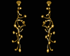 golden art earrings