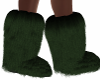E* fur Boots /green