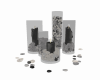 Candles with rocks