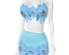 KAYLEE BLUE FLOWER DRESS