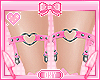 ♡ bubblegum garters