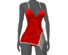Diamond Fringe Red Dress