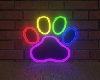 Gay Pride Wolf Paw