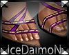 Silk Purple Sandals