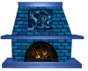 Blue Dragon Fireplace