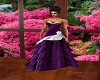 Purple And Silver Gown