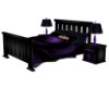 Purple Accent Bed
