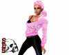 *S* Lace Sweater Pink