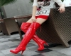 "MM" sexy red boot