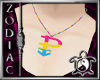 Pansexual Pride Necklace
