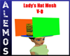 Derivable lady's hat v-3