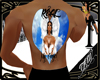 "My Angel" Male Back Tat