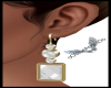 G - White Pearl Earrings