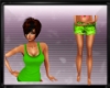 -KX- Neon Green Shorts