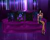 Purple Haze Club Couch