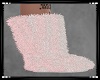 Pink Grey Fur Boot