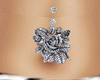 [M1105] Belly Rose Ring