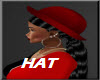 Glam Hat Soft red