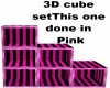 Pink Cube set
