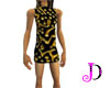 [JD] Black & Gold Dress