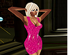 HOT PINK GLITTER DRESS