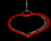 ZEBRA & RED HEART SWING