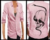 Pink Skull Snake Shirt