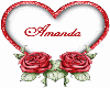 Amandas heart and roses